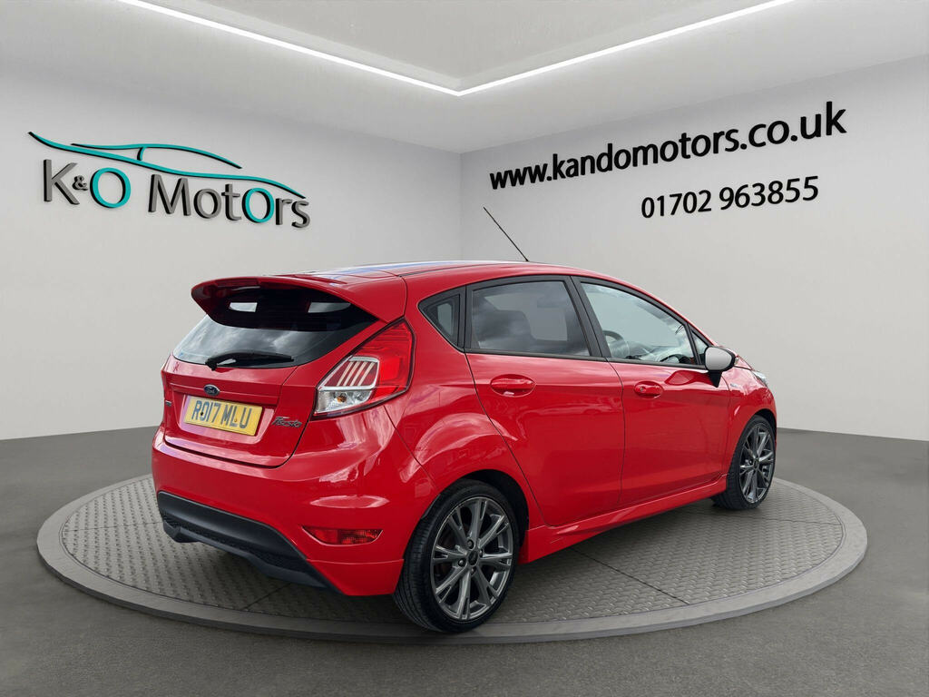 Ford Fiesta 1.0T Ecoboost St-line Euro 6 Ss RO17MLU Red #4
