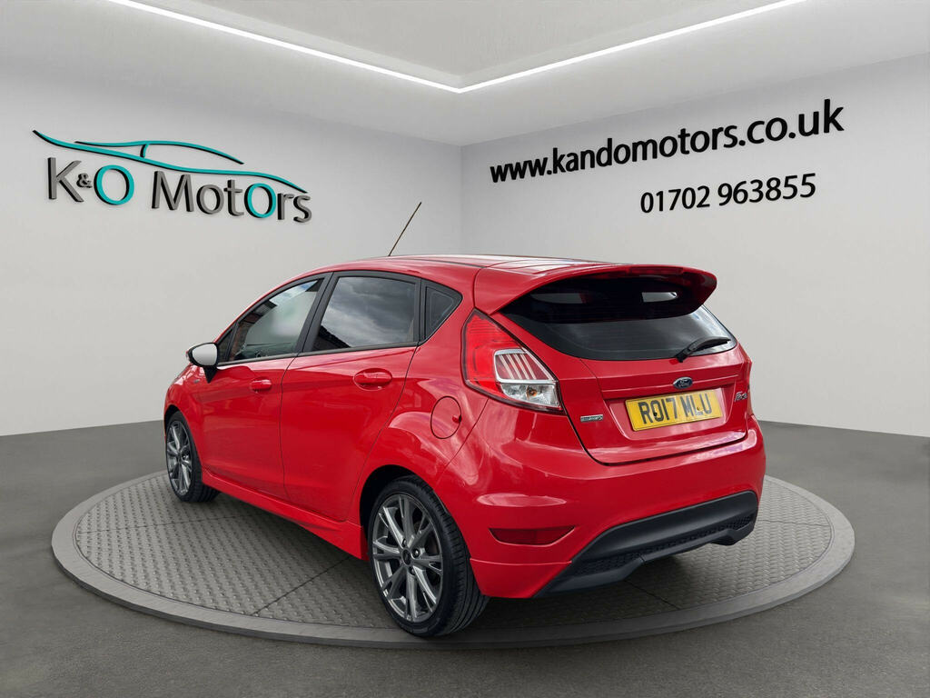 Ford Fiesta 1.0T Ecoboost St-line Euro 6 Ss RO17MLU Red #6