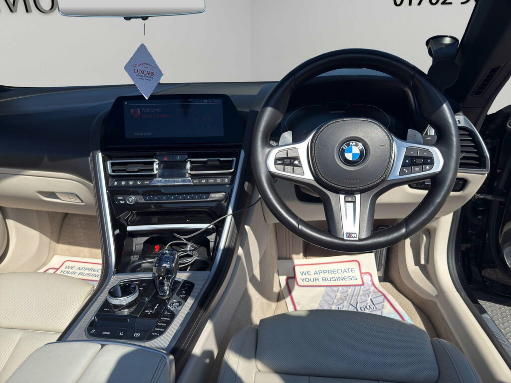 BMW 8 Series 4.4 M850i V8 Steptronic Xdrive Euro 6 Ss Black #2