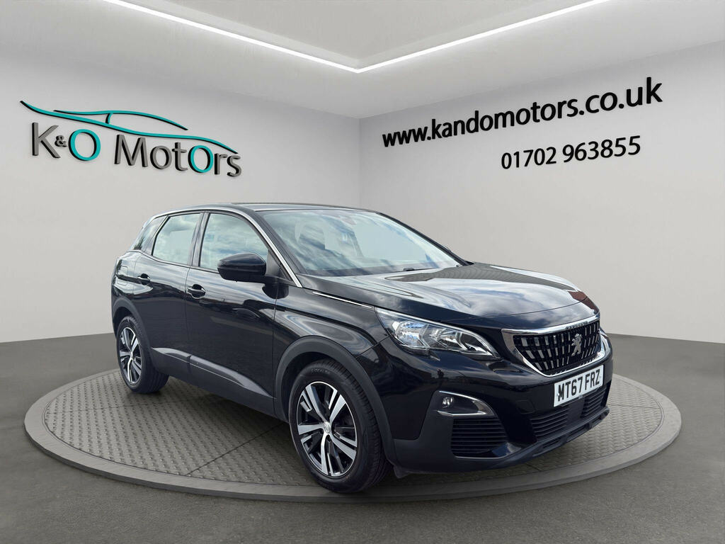 Peugeot 3008 1.2 Puretech Active Euro 6 Ss MT67FRZ Black