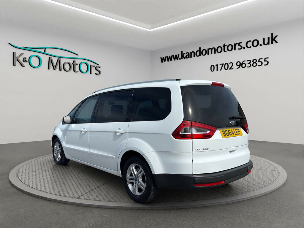 Ford Galaxy 2.0 Tdci Zetec Powershift Euro 5 White #4