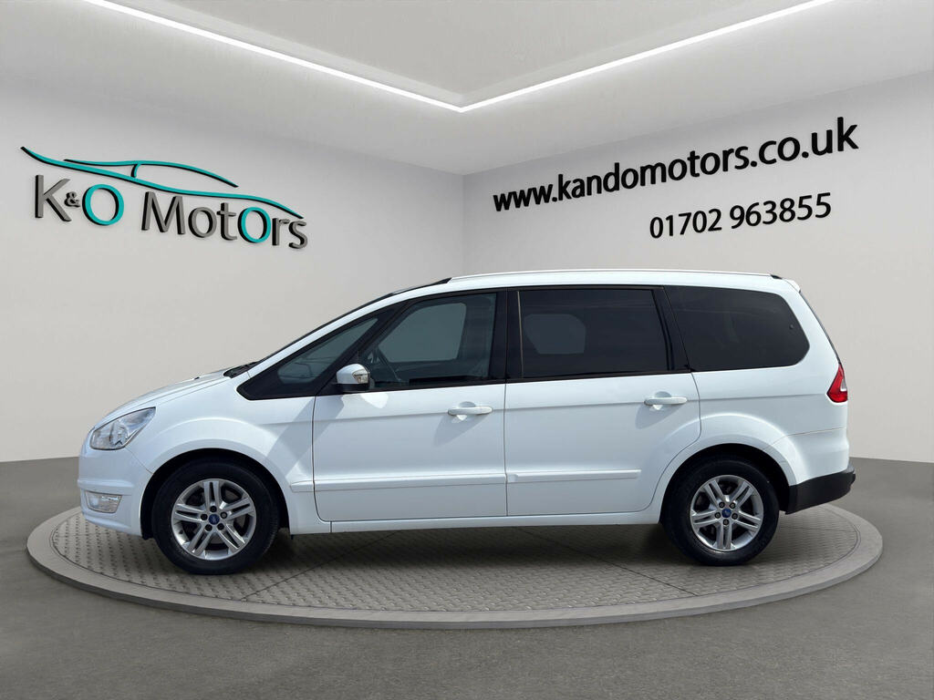Ford Galaxy 2.0 Tdci Zetec Powershift Euro 5 White #3