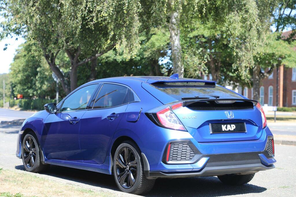 Honda Civic Sr 1.0 Vtec Turbo Sr Euro 6 Ss Blue #4