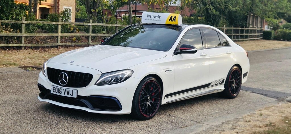 Mercedes-Benz C Class 4.0 C63 V8 Biturbo Amg S Spds Mct Euro 6 Ss White