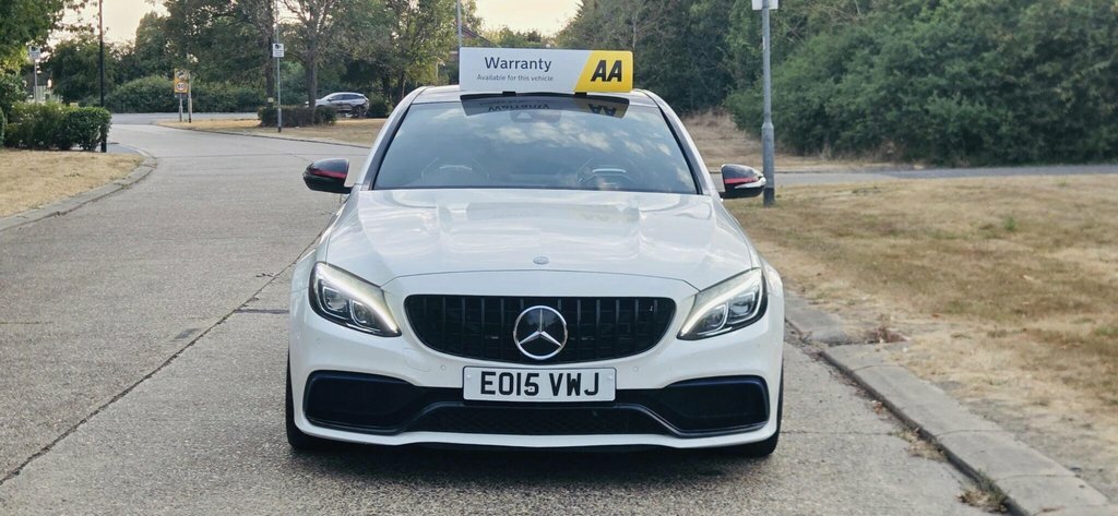 Mercedes-Benz C Class 4.0 C63 V8 Biturbo Amg S Spds Mct Euro 6 Ss EO15VWJ White #3