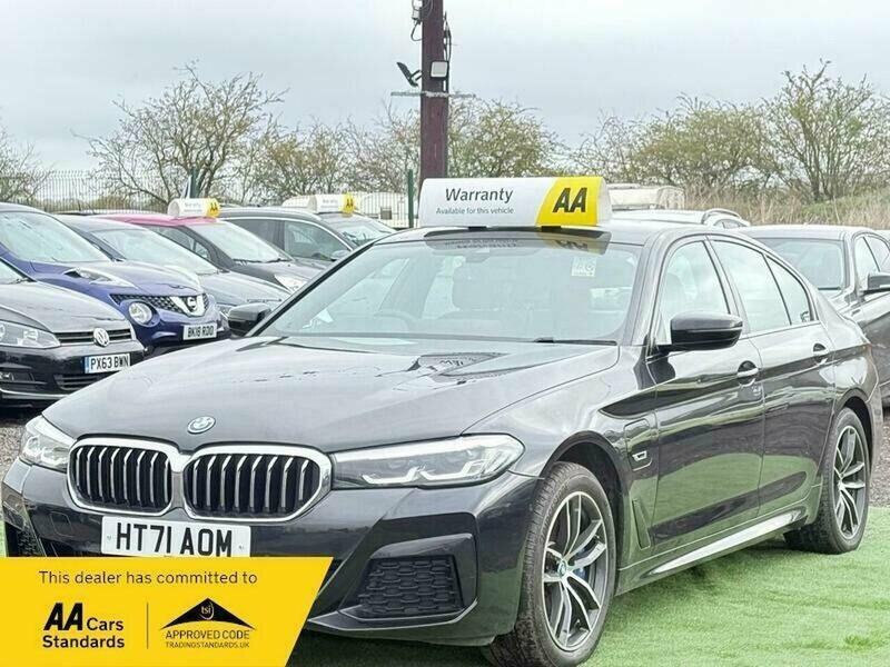 BMW 5 Series 520D M Sport Saloon Grey #4