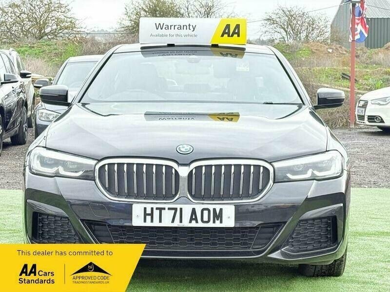 BMW 5 Series 520D M Sport Saloon Grey #3