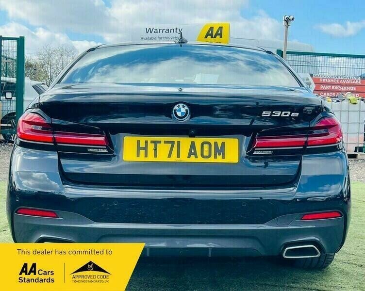 BMW 5 Series 520D M Sport Saloon Grey #7
