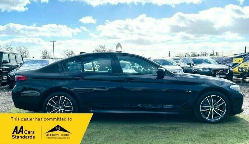 BMW 5 Series 520D M Sport Saloon Grey #9