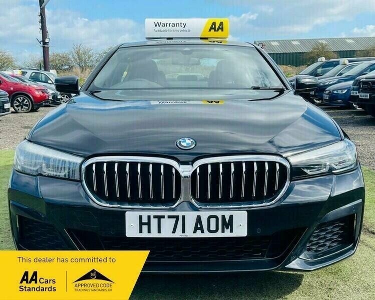 BMW 5 Series 520D M Sport Saloon Grey #6