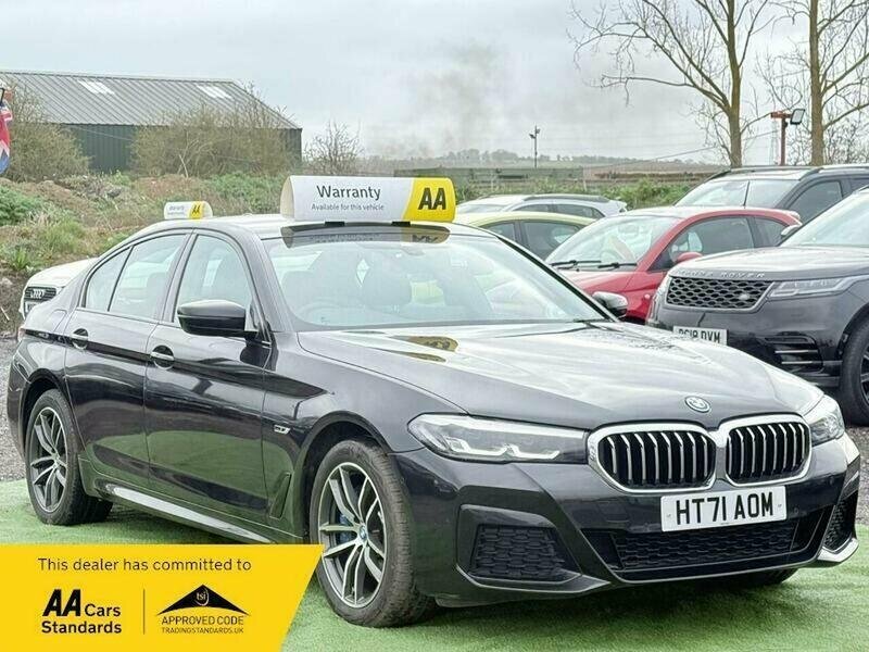 BMW 5 Series 520D M Sport Saloon Grey #1