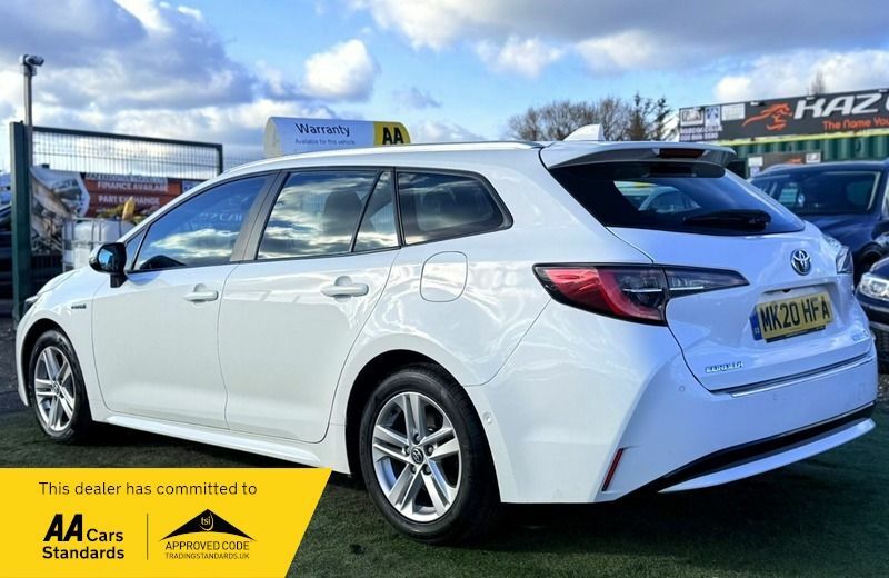 Toyota Corolla 1.8 Vvt-h Icon Tech Touring Sports Hybr MK20HFA White #4