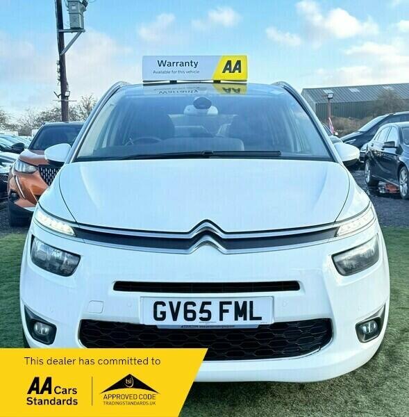 Citroen Grand C4 Picasso 1.6 Bluehdi Exclusive Eat6 Euro 6 Ss White #3