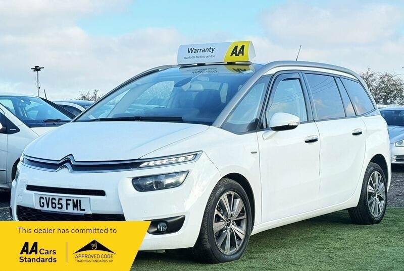 Citroen Grand C4 Picasso 1.6 Bluehdi Exclusive Eat6 Euro 6 Ss White #4