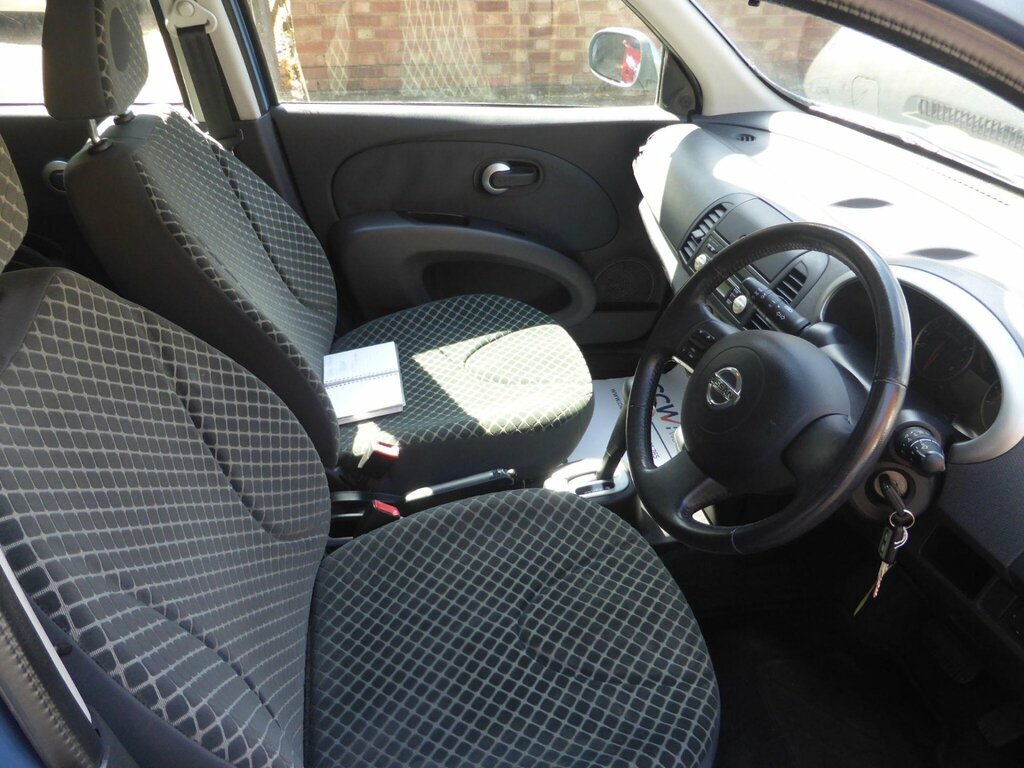 Nissan Micra Hatchback 1.2 16V Activ Black 200756 Blue #10