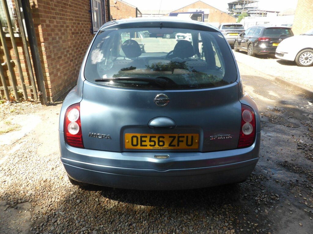 Nissan Micra Hatchback 1.2 16V Activ Black 200756 Blue #7