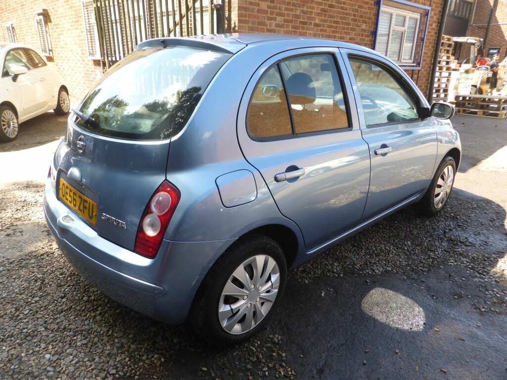 Nissan Micra Hatchback 1.2 16V Activ Black 200756 Blue #9