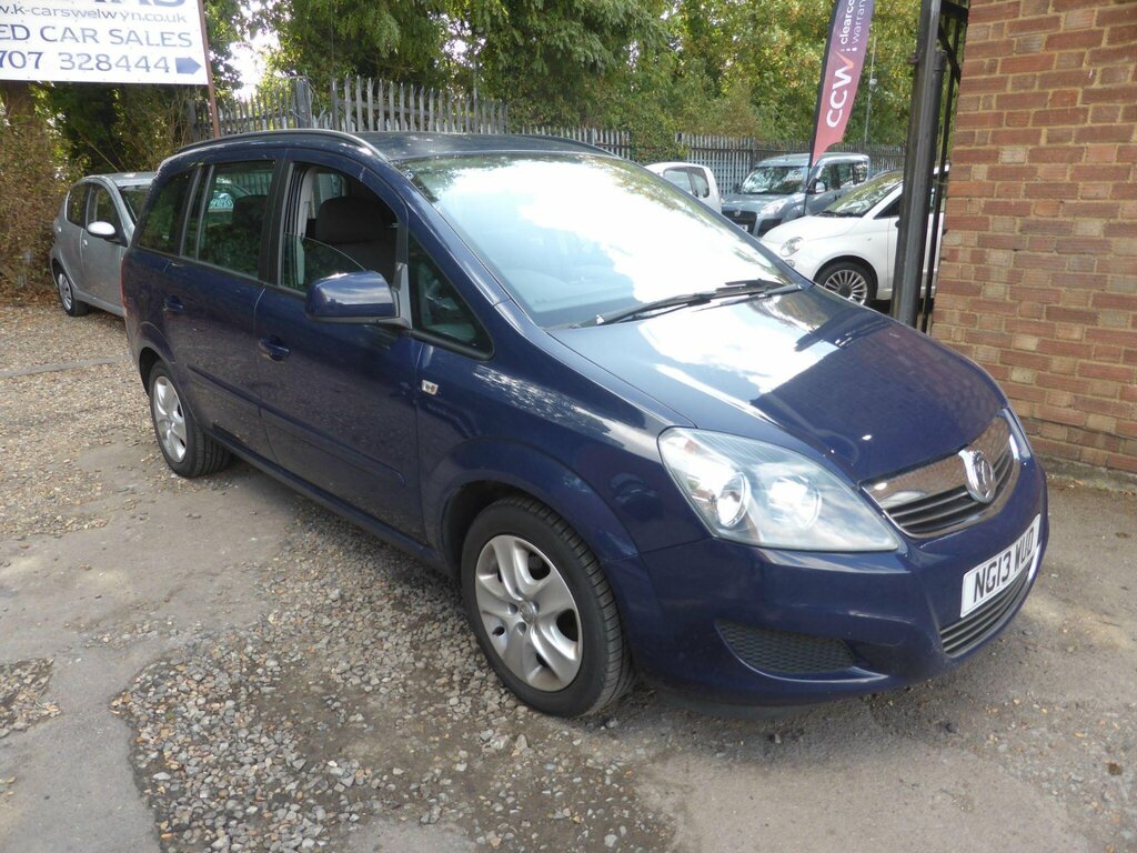 Vauxhall Zafira 1.6 16V Exclusiv Euro 5 Blue #2