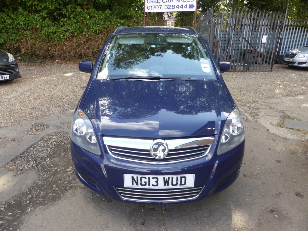 Vauxhall Zafira 1.6 16V Exclusiv Euro 5 Blue #4