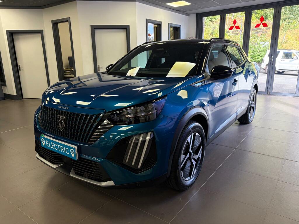 Peugeot e-2008 54Kwh Gt 11Kw Charger Blue #3