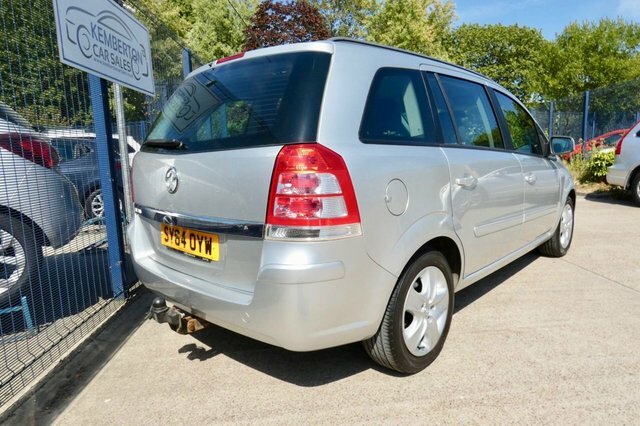 Vauxhall Zafira 2014 1.8 16V Exclusiv Mpv Euro 5 Silver #5