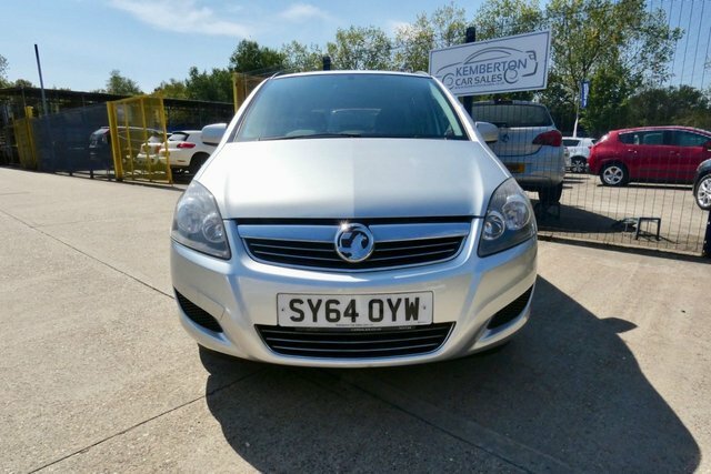 Vauxhall Zafira 2014 1.8 16V Exclusiv Mpv Euro 5 Silver #2