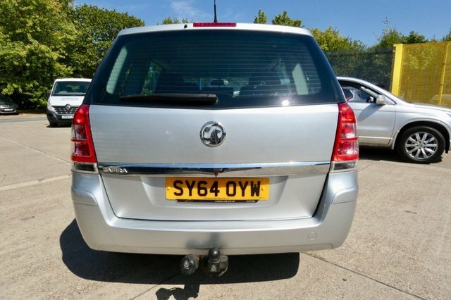Vauxhall Zafira 2014 1.8 16V Exclusiv Mpv Euro 5 Silver #6