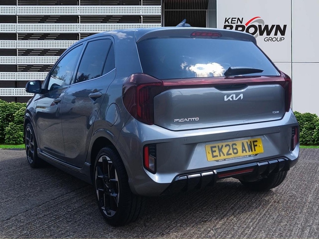 Kia Picanto 1.0 Gt Line Hatchback Amt EK26AWF Grey #2