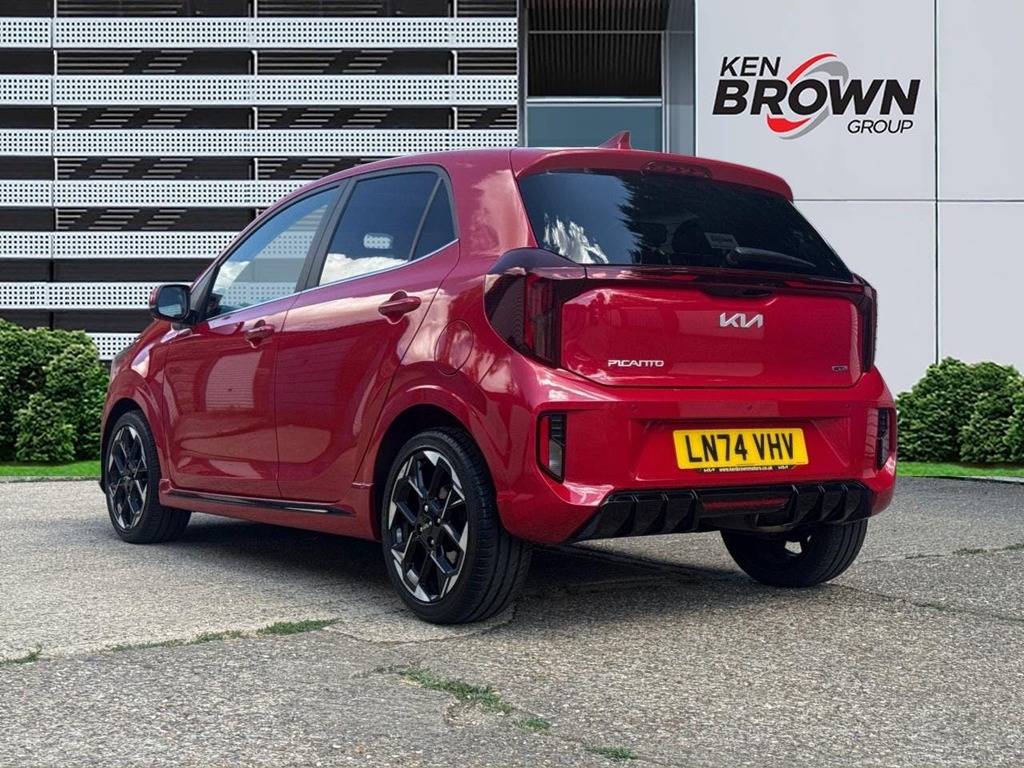 Kia Picanto 1.2 Gt Line S Hatchback Amt LN74VHV Red #2