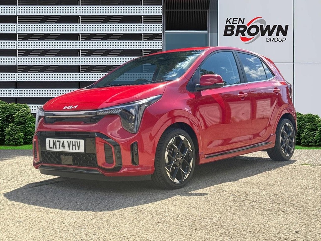Kia Picanto 1.2 Gt Line S Hatchback Amt LN74VHV Red #6