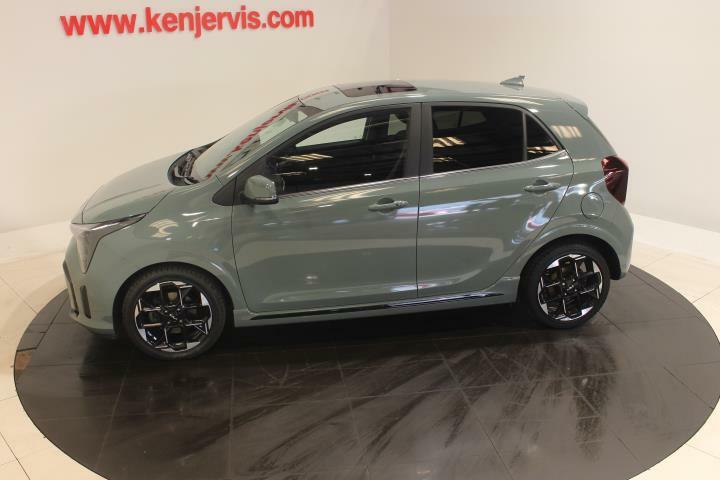 Kia Picanto 1.2 Gt-line S Hatchback Amt Euro 6 Ss FD74YYM Green #3