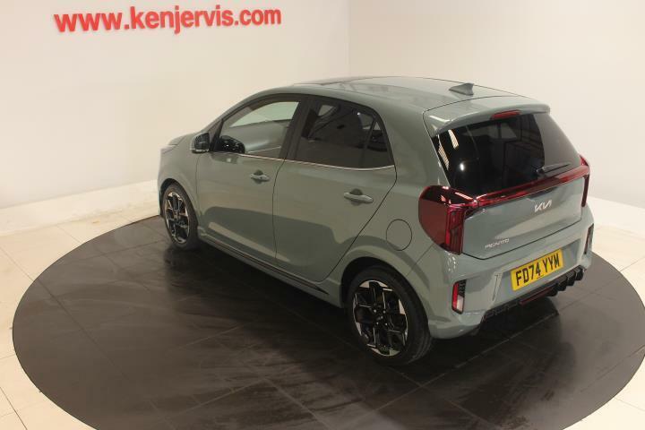 Kia Picanto 1.2 Gt-line S Hatchback Amt Euro 6 Ss FD74YYM Green #4
