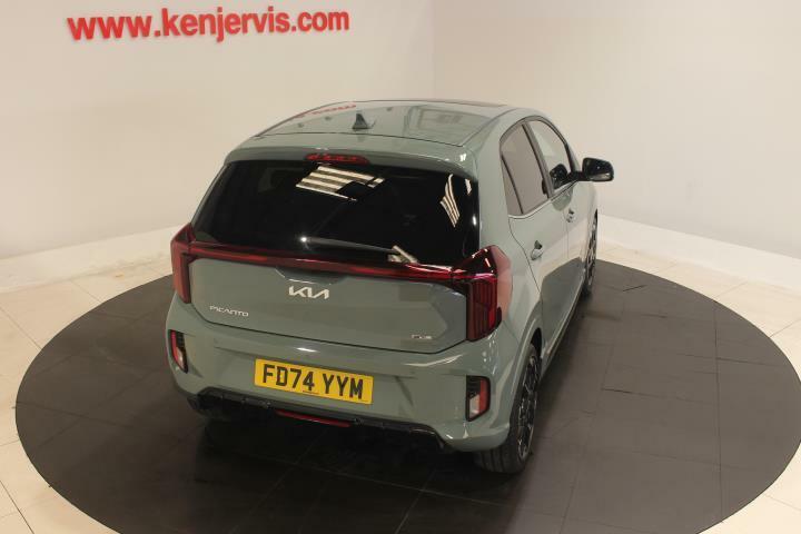 Kia Picanto 1.2 Gt-line S Hatchback Amt Euro 6 Ss FD74YYM Green #6