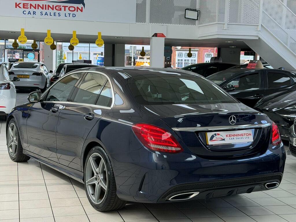 Mercedes-Benz C Class 2.1 C220d Amg Line G-tronic Euro 6 Ss LM18FFP Blue #6