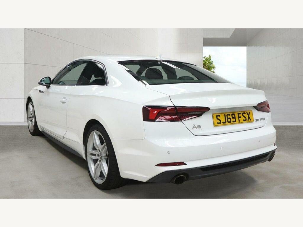 Audi A5 2.0 Tfsi 35 S Line S Tronic Euro 6 Ss White #3