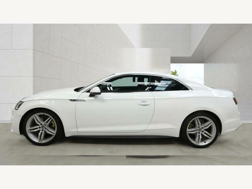 Audi A5 2.0 Tfsi 35 S Line S Tronic Euro 6 Ss White #4