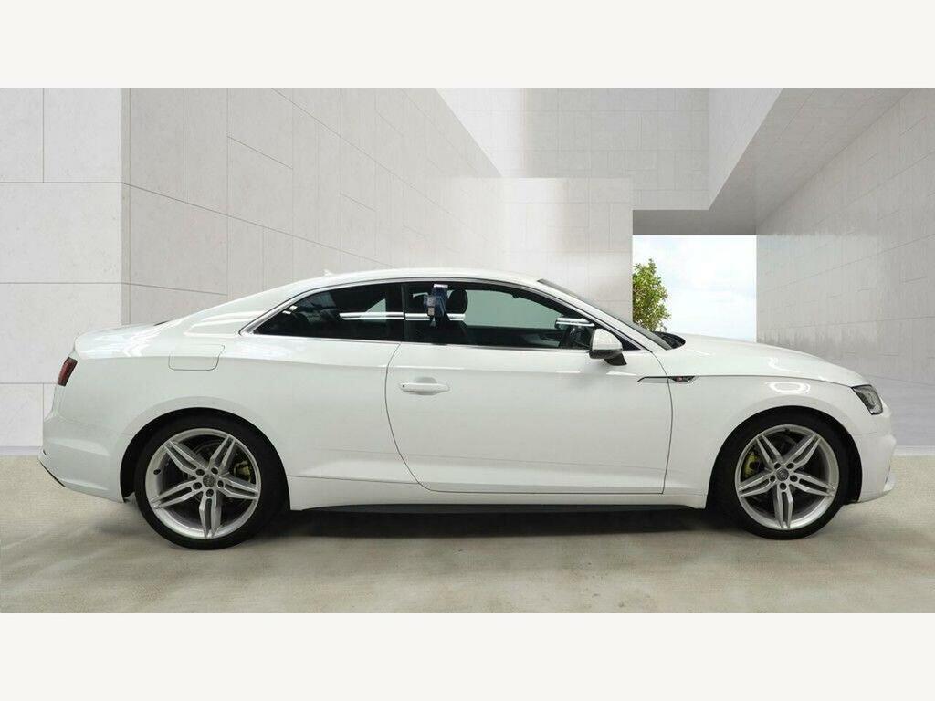 Audi A5 2.0 Tfsi 35 S Line S Tronic Euro 6 Ss White #5