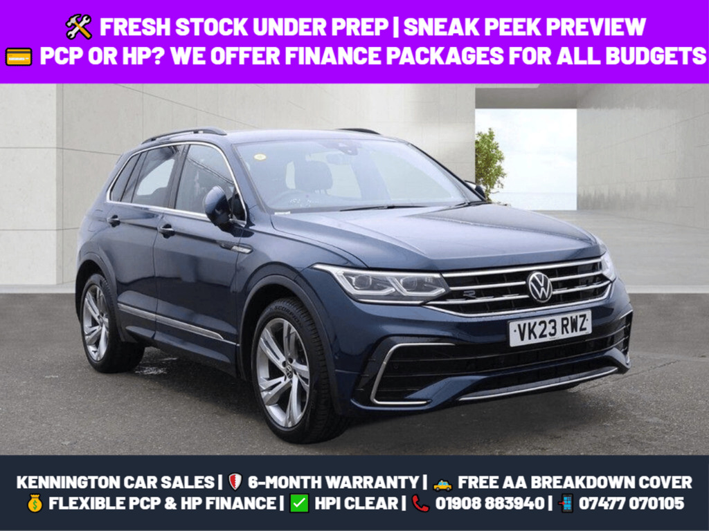 Volkswagen Tiguan 2.0 Tdi R-line Edition Dsg Euro 6 Ss Blue