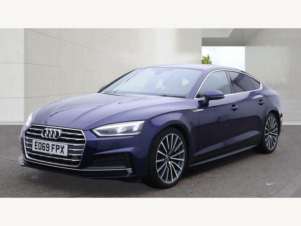 Audi A5 2.0 Tfsi 35 S Line Sportback S Tronic Euro 6 Ss Blue #2
