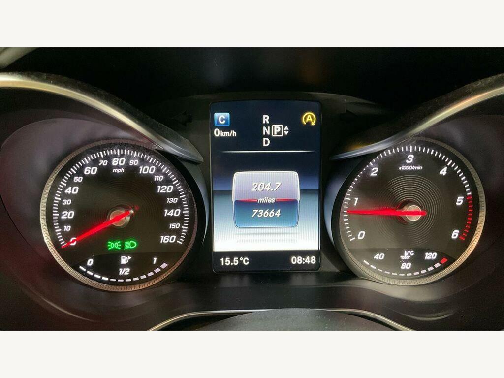 Mercedes-Benz C Class Saloon 2.1 C250 Bluetec Amg Line G-tronic Euro 6 White #9