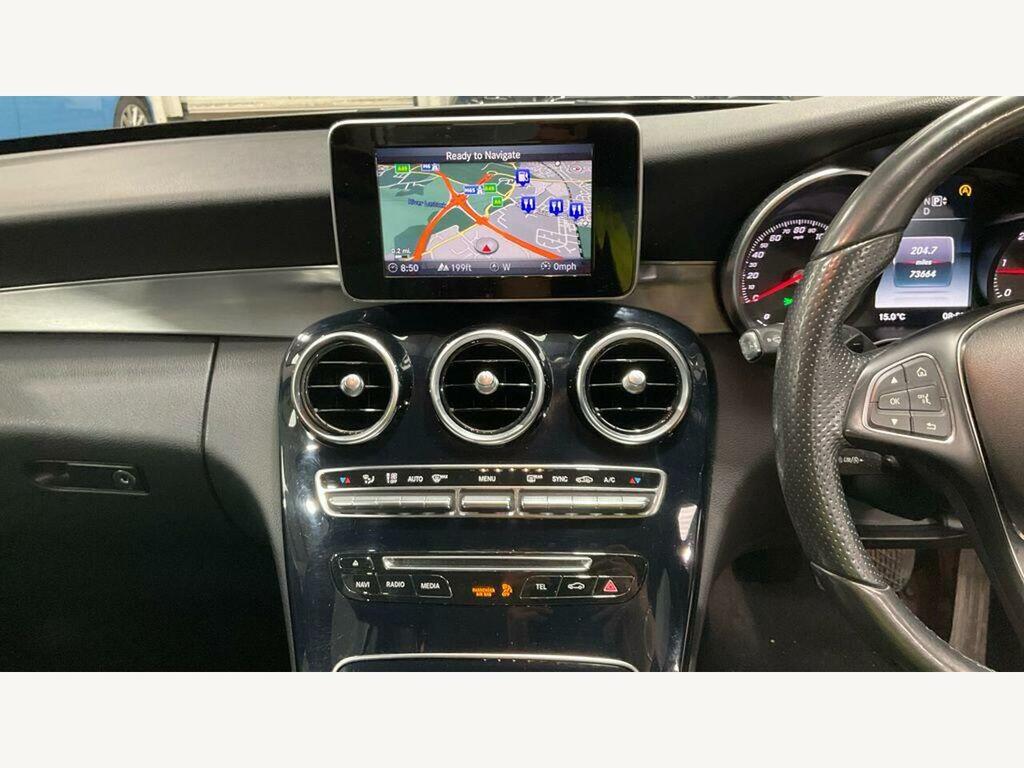 Mercedes-Benz C Class Saloon 2.1 C250 Bluetec Amg Line G-tronic Euro 6 White #8