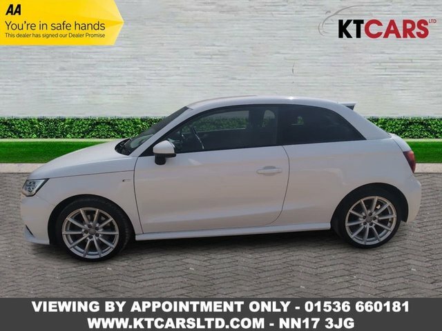 Audi A1 Tdi S Line Hatchback White #2