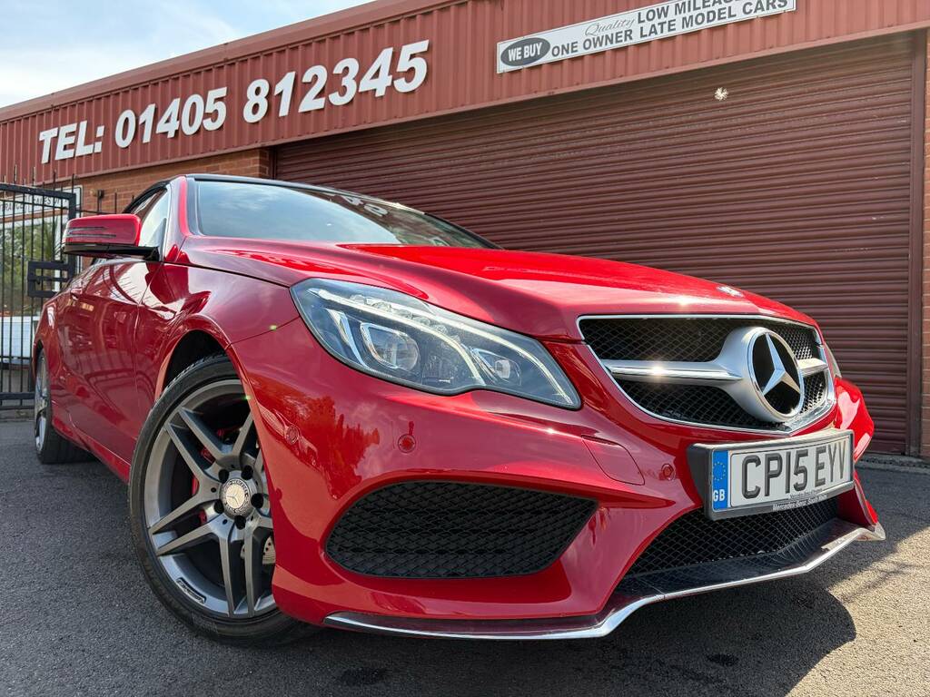 Mercedes-Benz E Class E220 Bluetec Amg Line 7G-tronic Red