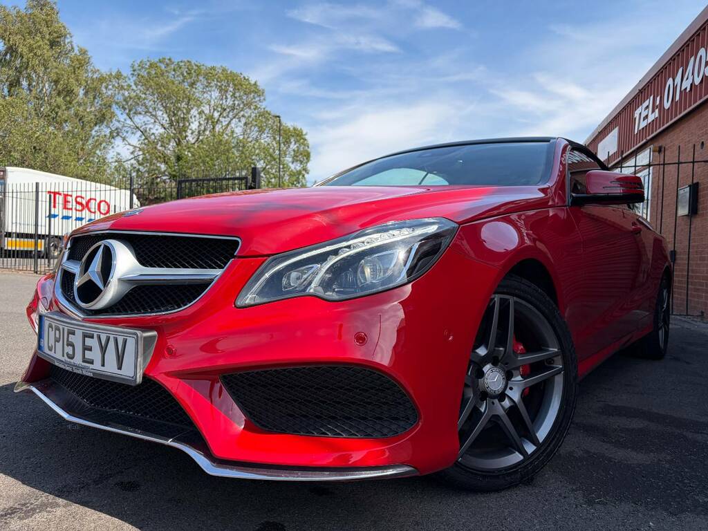 Mercedes-Benz E Class E220 Bluetec Amg Line 7G-tronic Red #3