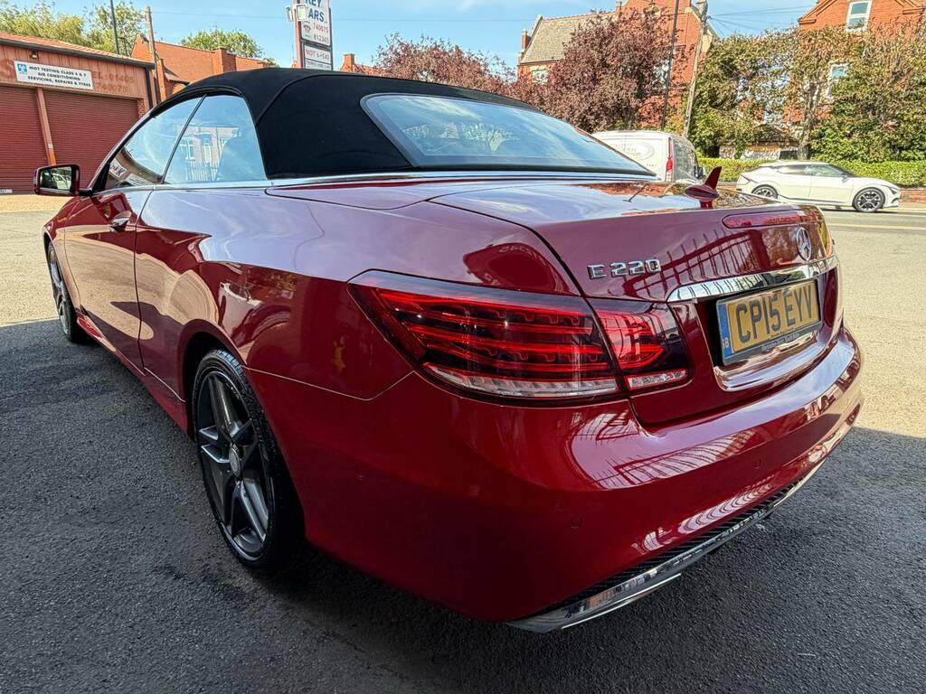 Mercedes-Benz E Class E220 Bluetec Amg Line 7G-tronic Red #5