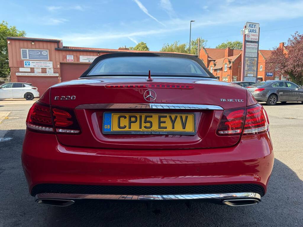Mercedes-Benz E Class E220 Bluetec Amg Line 7G-tronic Red #6