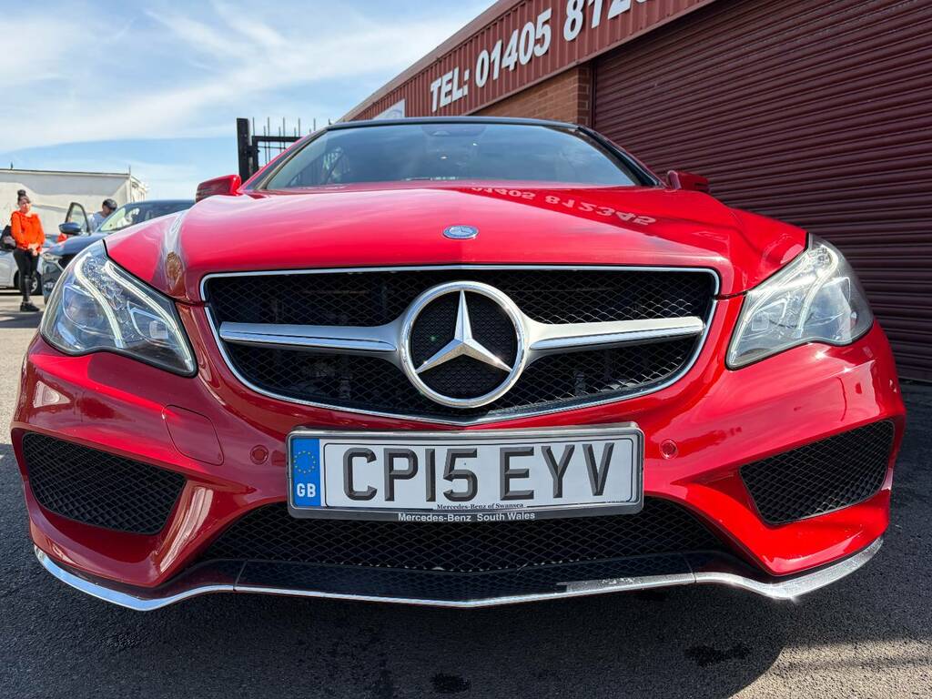 Mercedes-Benz E Class E220 Bluetec Amg Line 7G-tronic Red #2