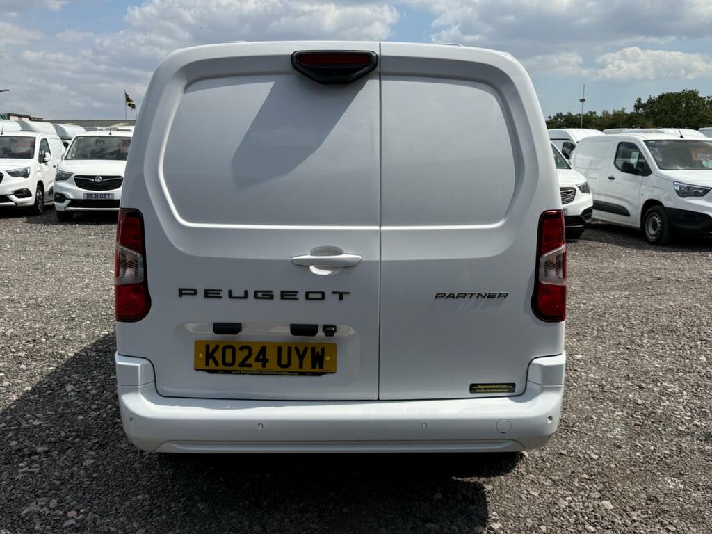 Peugeot Partner 1.5 Bluehdi 950 Asphalt Long Panel Van Lwb Euro 6 KO24UYW White #6