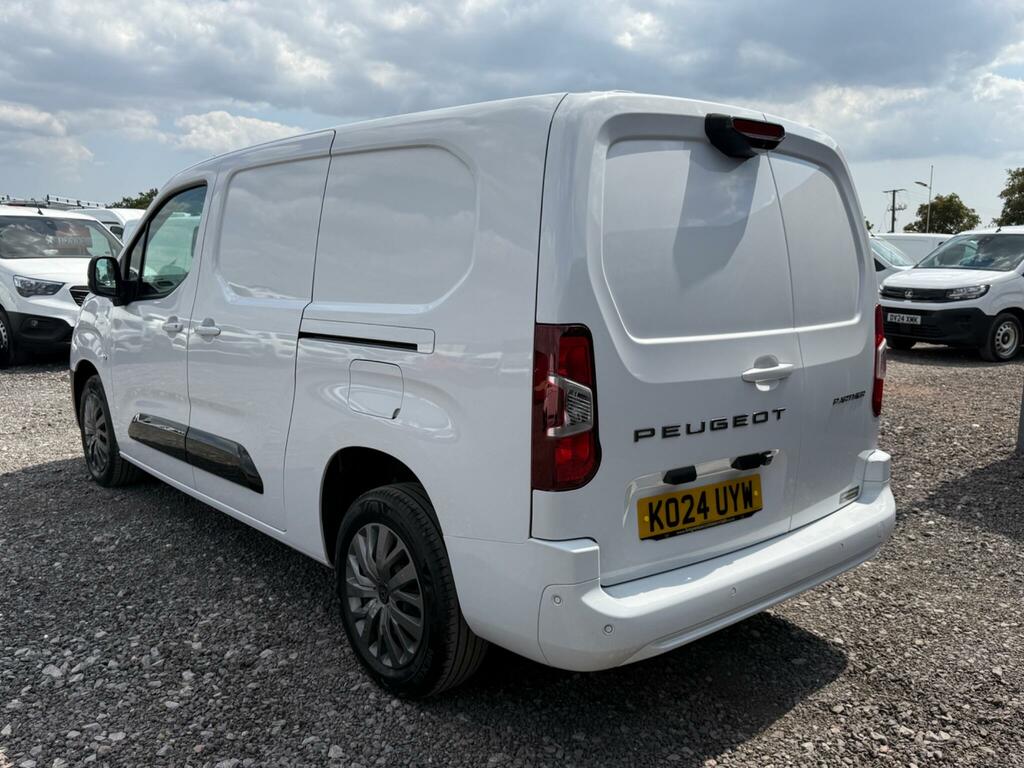 Peugeot Partner 1.5 Bluehdi 950 Asphalt Long Panel Van Lwb Euro 6 KO24UYW White #5