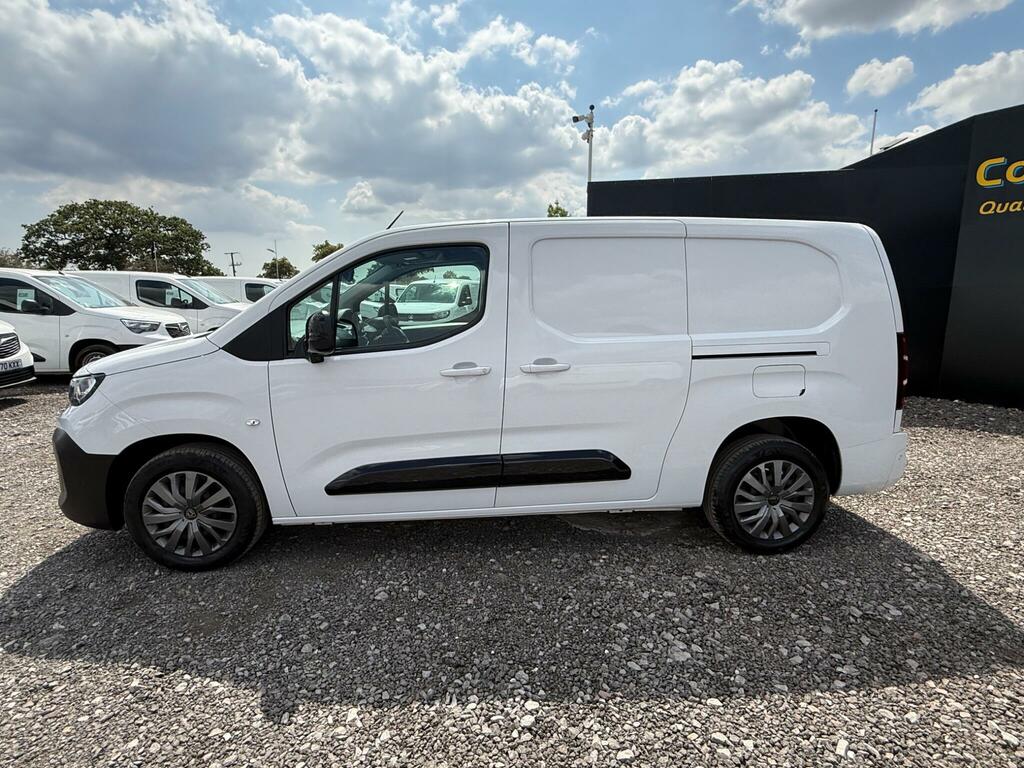 Peugeot Partner 1.5 Bluehdi 950 Asphalt Long Panel Van Lwb Euro 6 KO24UYW White #4